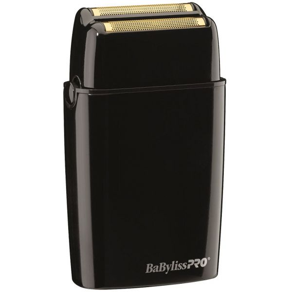 BaByliss Pro FoilFX02 Cordless Black Metal Double Foil Shaver