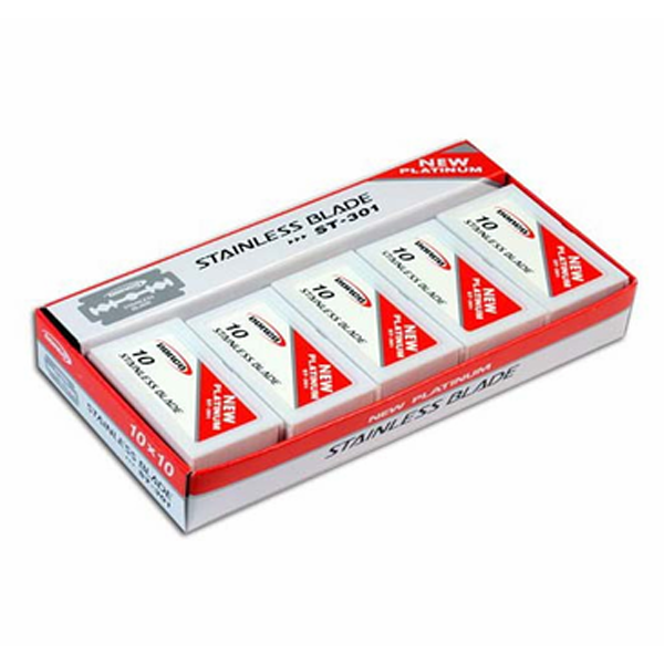 Dorco Double Edged Razor Blades Platinum Red
