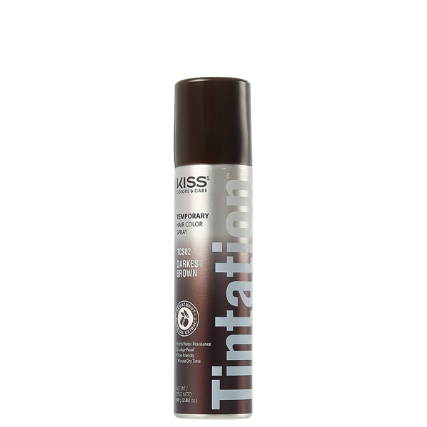 KISS Tintation Color Spray Darkest Brown 4 oz.