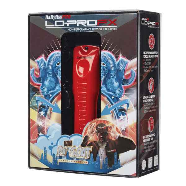 BabylissPro Influencer Edition LoProFX Clipper Red