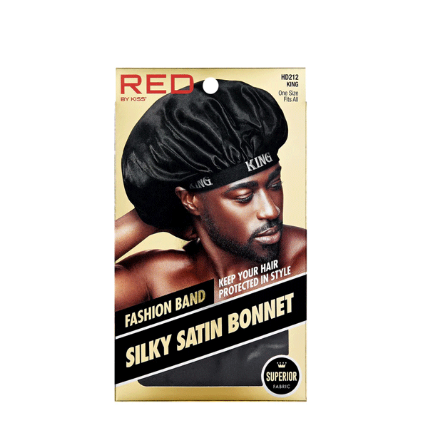 Red By Kiss Fashion Band Silky Satin Bonnet