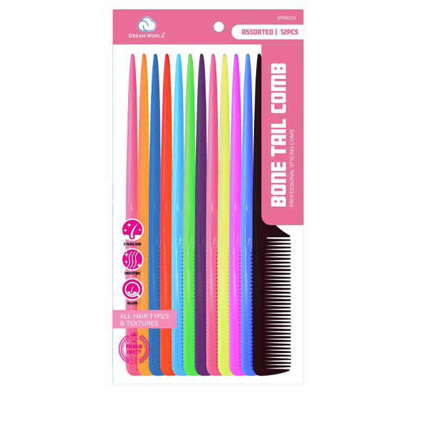 Dream World Bone Tail Comb Assorted