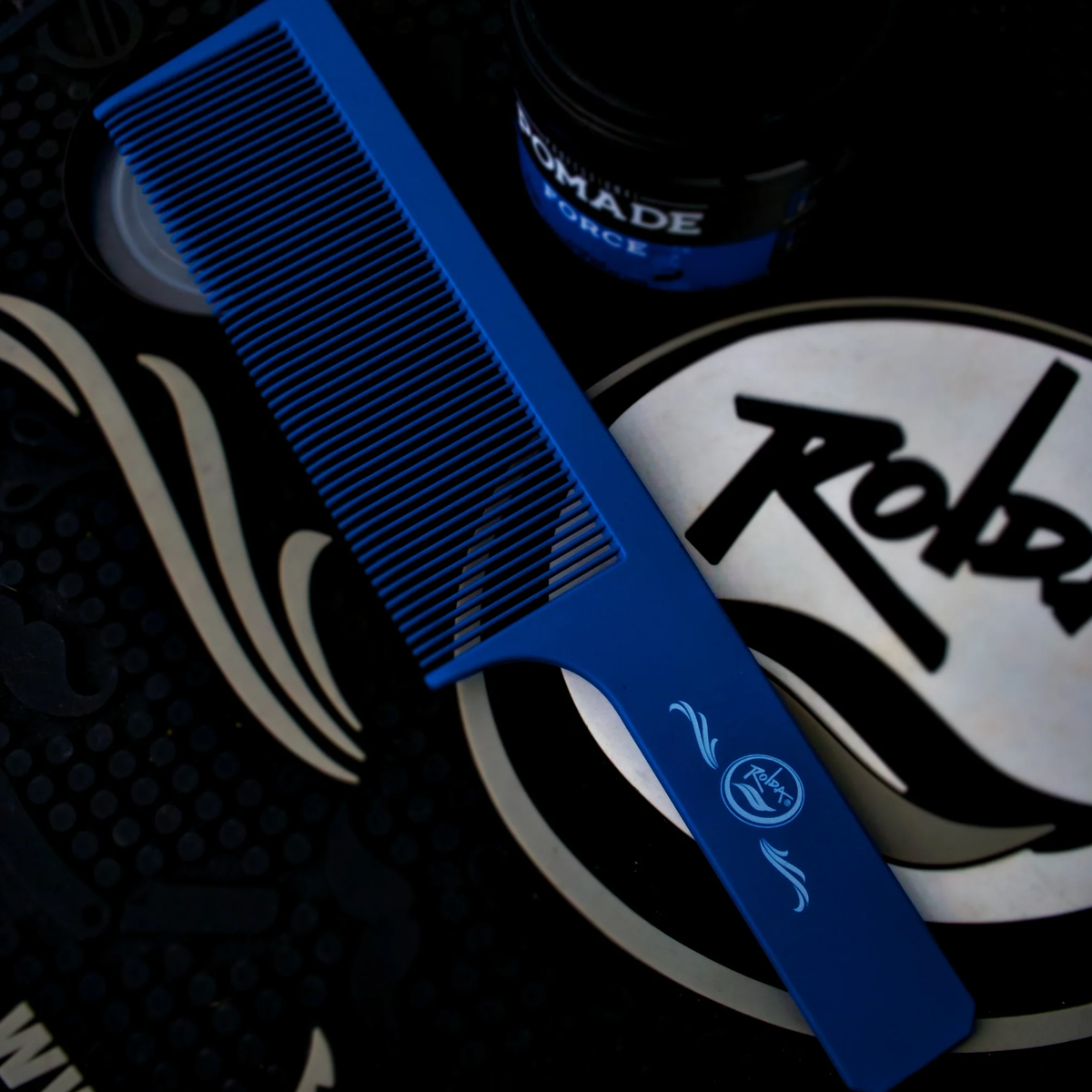 Rolda Flat Top Hair Styling Comb | Carbon Fiber Comb, Light Weight, 9 Inch