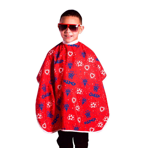 King Midas Kids Cape Graffiti Red