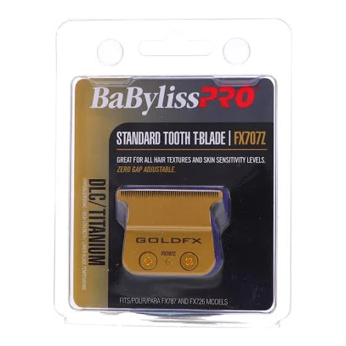 新品未使用 BaByliss Pro FX707Z ベビリス ゴールド　替刃 Babyliss Pro Standard Tooth Replacement T-Blade Gold FX707Z