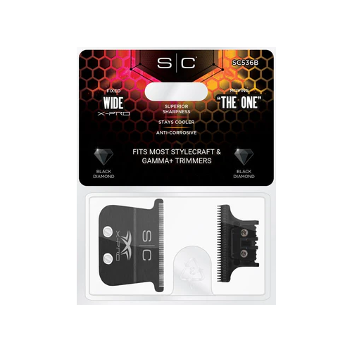 StyleCraft Black Diamond X-Pro Wide Blade with Black DLC "The One" Cutter Replacement Blade - SC536B