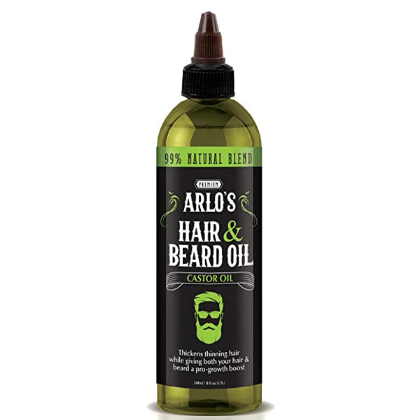 Arlo's Hair and Beard Oil with Castor Oil 8 oz.