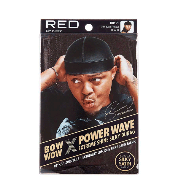 Red by Kiss Bow Wow X Power Wave Extreme Shine Silky Durag