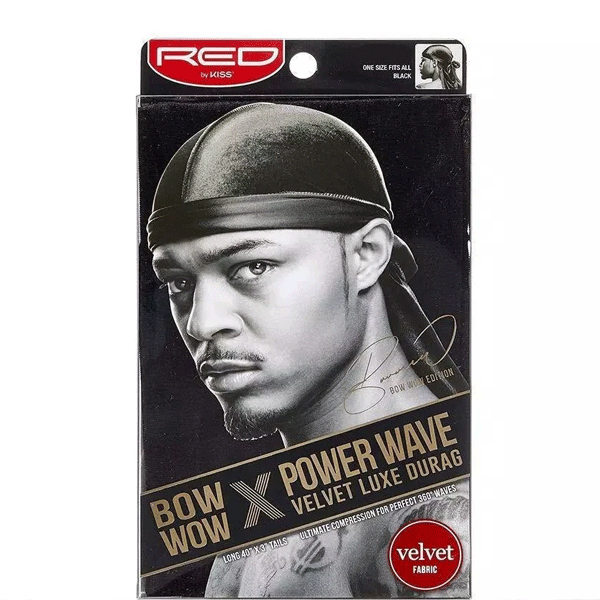 Red by Kiss Bow Wow X Power Wave Velvet Luxe Durag