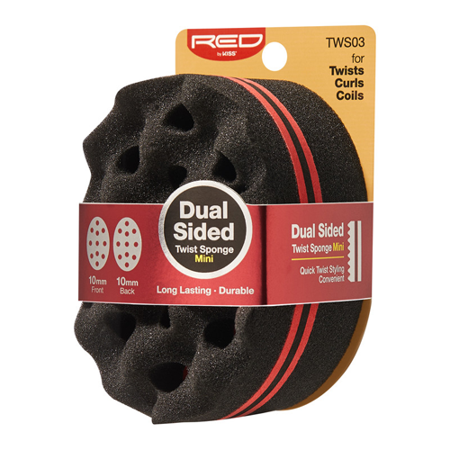 Kiss Red Twist Sponge Mini Double Side