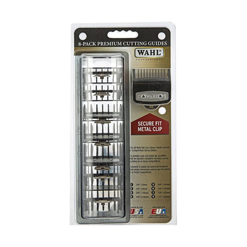 Wahl Premium Attachment Combs Set Metal Clip #1-8