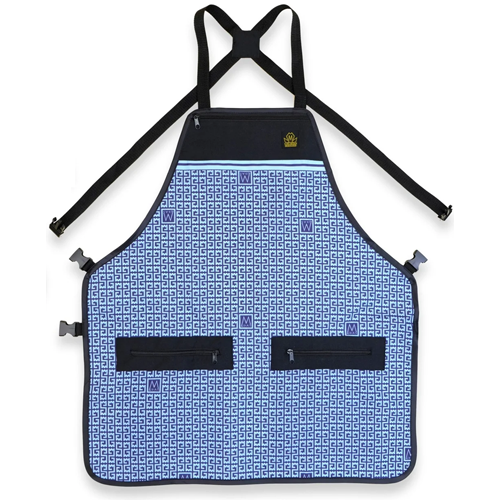 King Midas Blue Infinity Crown Apron