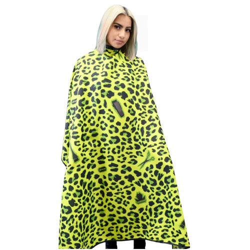 King Midas Neon Green Leopard Cape